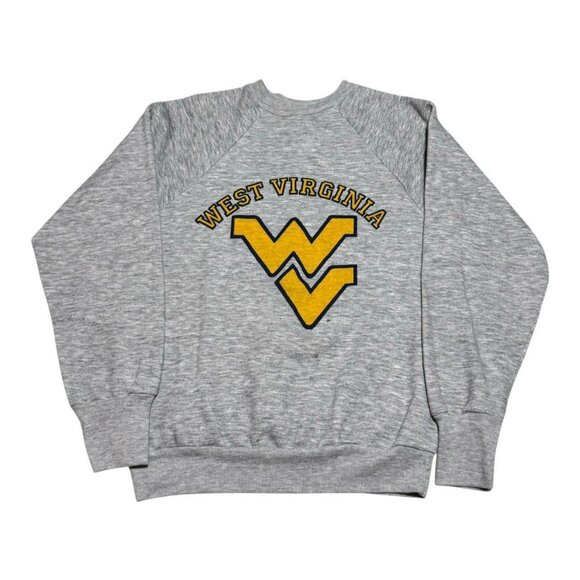 Vintage 80s Signal University of West Virginia Sweatshirt Adult Medium - Picture 1 of 5